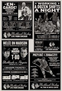 2002-03 Blackhawks newspaper ads